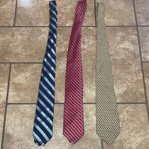 J. Crew Men's Silk Tie Set - Multi Colored